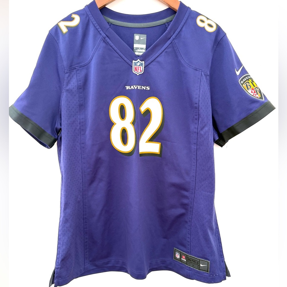 NIKE NFL Baltimore Ravens 82 Torrey Smith Womens
Purple Jersey Shirt TOP Size L